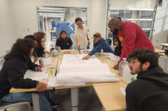 Students in drawing class.